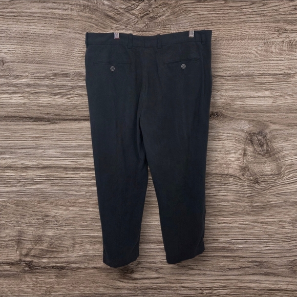 Tommy Bahama Black Dress Pants 90% Silk Size 35x30 - Picture 6 of 8